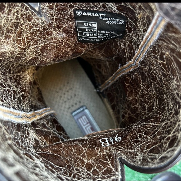 Ariat Brown Heeled Boots - Picture 8 of 10